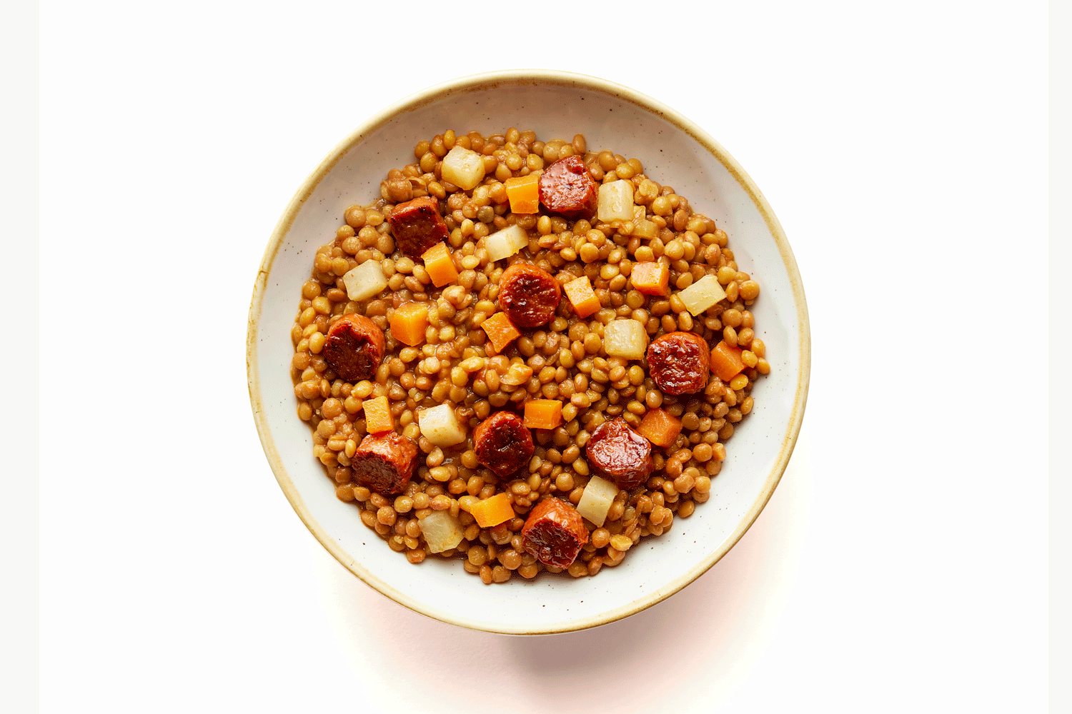 156_Lentils with plant based Heura chorizo